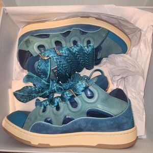 Lanvin Blue and Teal Athletic Shoes